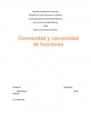 Concavidad y convexidad de funciones
