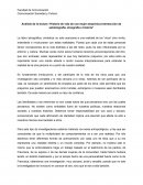Análisis de la lectura “Historia de vida de una mujer amazónica:intersección de autobiografía, etnografía e historia”