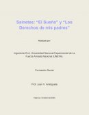 Reseña Sainetes “El Sueño” y “Los Derechos de mis padres”