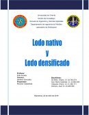 Laboratorio de Perforación. Lodo nativo y Lodo densificado