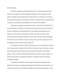 INCONSCIENTE Y CONCIENTE. Página 1
