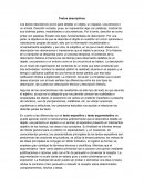 Ensayo de Textos descriptivos