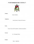 Teoría General y Clínica de la Neurosis