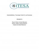 Sustentabilidad y Tecnología Verde En Las Empresas
