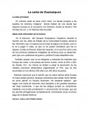 La carta de Guaicaipuro