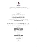 ANÁLISIS CONTABLE Y FINANCIERO GRUPO DE EMPRESAS HITES S.A.