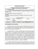 PROYECTO DEL SERVICIO COMUNITARIO