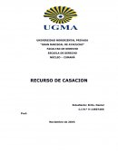 RECURSO DE CASACIÓN CIVIL