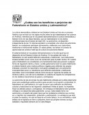 ¿Cuáles son los beneficios o perjuicios del Federalismo en Estados unidos y Latinoamérica?