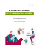 Actividad integradora La movilidad como un derecho