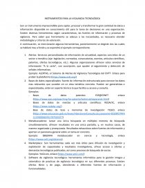 INSTRUMENTOS PARA LA VIGILANCIA TECNOLÓGICA. Página 1
