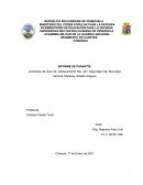 REGIMIENTO DE CADETES COMANDO.INFORME DE PASANTÍA