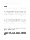 Elaboración de artículos científicos en actividades de investigación