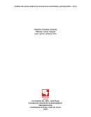 Análisis del sector externo de la economía colombiana, período 2000 – 2019