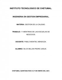 Impulso experimental Aniquilar Critica libro 11 mentiras de escuelas de negocios - Ensayos - Pedro Silva Impulso experimental Aniquilar Critica libro 11 mentiras de escuelas de negocios - Ensayos - Pedro Silva