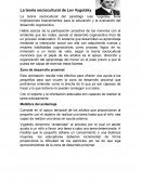 La teoría sociocultural de Lev Vygotsky