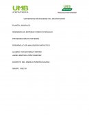 DESARROLLO DE ANALIZADOR SINTACTICO