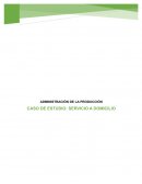 Caso de estudio-Servicio a Domicilio