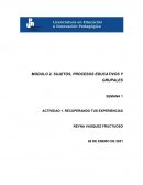 MODULO 2. SUJETOS, PROCESOS EDUCATIVOS Y GRUPALES