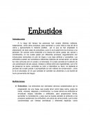 Embutidos. Diagrama de flujo del chorizo