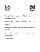 La muerte en México tiene nombre de mujer