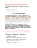 ELEMENTOS DE SISTEMAS DE DISTRIBUCION