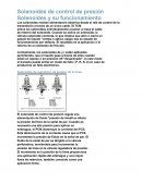 Solenoides de control de presión