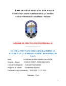 EL IMPACTO FINANCIERO GENERADO POR EL COVID-19 EN LA EMPRESA CREDIT DESARROLLO S.A.C