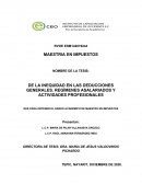 INEQUIDAD EN LAS DEDUCCIONES GENERALES. REGÍMENES ASALARIADOS Y ACTIVIDADES PROFESIONALES