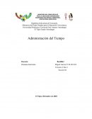 Administración del tiempo