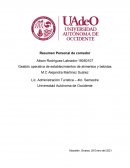 Gestión operativa de establecimientos de alimentos y bebidas