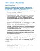 ENTRENAMIENTO PARA HOMBRES . FORMULA CUERPOFITNESS