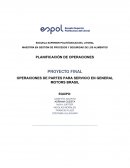 PROYECTO FINAL OPERACIONES DE PARTES PARA SERVICIO EN GENERAL MOTORS BRASIL