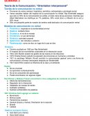 Teoría de la Comunicación; “Orientación interpersonal"
