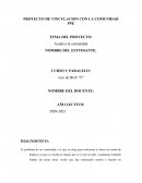 Proyecto de vida. Ayuda a la comunidad