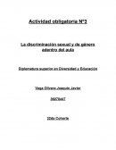La discriminación sexual y de género adentro del aula