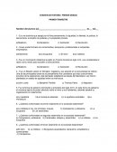 EXAMEN DE HISTORIA PRIMER GRADO