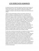 LOS DERECHOS HUMANOS