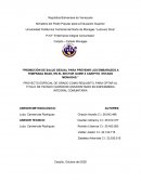 Promoción de salud sexual para prevenir los embarazos a temprana edad, en el sector Guire II Caripito estado Monagas