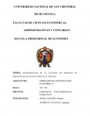 DETERMINANTES DE LA CANTIDAD DE DEMANDA DE SERVICIOS DE SALUD EN EL PERÚ EN EL AÑO 2019