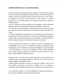 COMPORTAMIENTO ÉTICO Y LAS MOTIVACIONES. Página 1