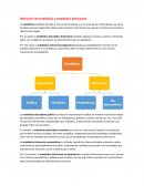 Definición de estadística y estadística descriptiva