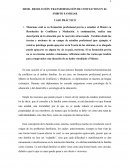 RESOLUCIÓN/ TRANSFORMACIÓN DE CONFLICTOS EN EL ÁMBITO FAMILIAR