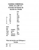 CADENA COMERCIAL OXXO, S.A. DE C.V. Formato de Planes de Acción en Tienda