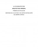 Sintesis de la lectura “LAS CARTAS DE RELACIÓN DE HERNÁN CORTÉS”