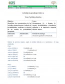 Actividad de aprendizaje: Deber 1.3 Tema: Variables aleatorias