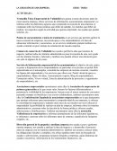 LA CREACIÓN DE UNA EMPRESA