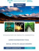 Proyecto Impacto Ambiental, Abastecimiento de agua potable