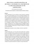 IMPACTO DE LA GESTIÓN ESTRATÉGICA DE RECURSOS Y CAPACIDADES EN EL CRECIMIENTO DE LAS ORGANIZACIONES DEL SECTOR AGROINDUSTRIAL