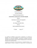Características y aspectos de los contenidos de geografía